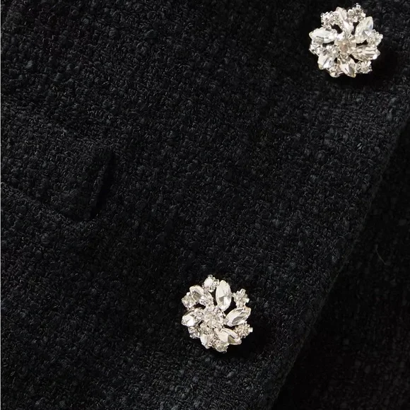 *SOLD* Sandro Manhattan Tweed Two Piece Mini Dress size 40 - Picture 3 of 7